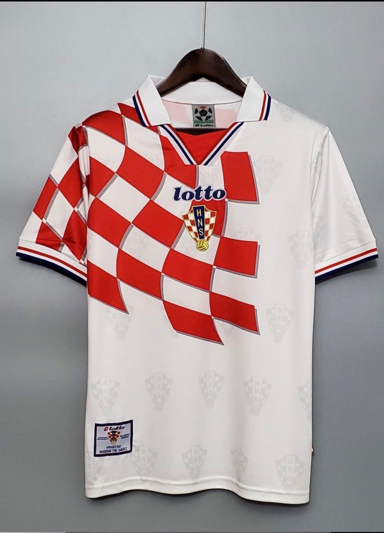 Kroatië 1998 Thuisshirt Retro